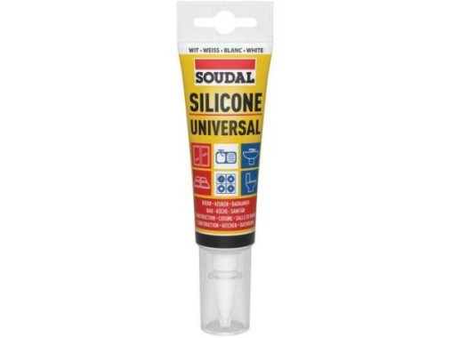 Soudal Universal-Silikon 80ml weiss, 124743